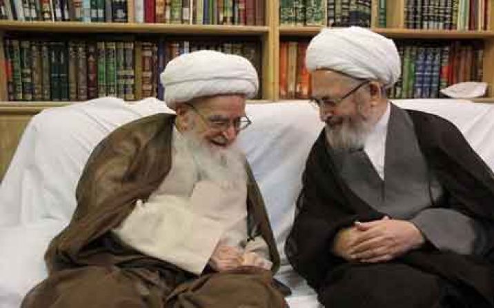 آیت الله سبحانی با آیت الله صافی گلپایگانی دیدار و گفتگو کرد آیت الله سبحانی با آیت الله صافی گلپایگانی دیدار و گفتگو کرد